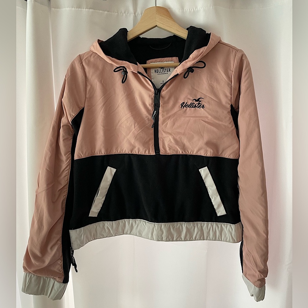 Small Hollister cropped windbreaker jacket
